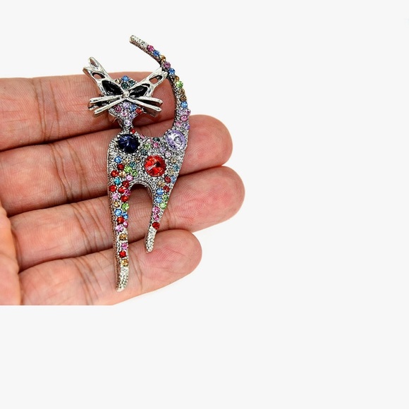 cat brooch and necklace - Picture 4 of 8